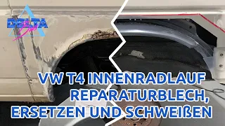 VW T4 Innenradlauf hinten als Reparaturblech ersetzen und schweißen - DeltaBus Folge 12