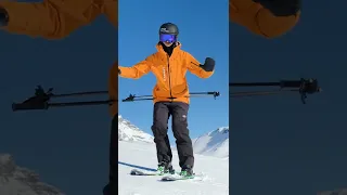 How to Carve on Skis Without Dumping the Hip | #shorts