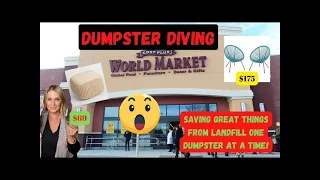 *Dumpster Diving - Look at all this FREE stuff!   Crazy finds  - Haul