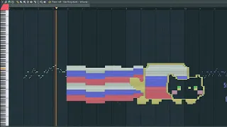 How Does Russian Cat Sounds Like, sounds nyan - MIDI Art