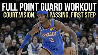 FULL Point Guard Workout for Passing & Court Vision