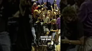 Crazy ECW Fans Infamously Collapse The Ring