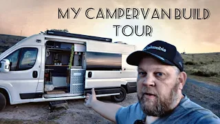 Tour of my peugeot boxer van build conversion #vanlifeuk