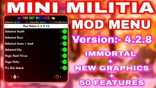 Mini militia 4.2.8 mod menu | Mini militia mod menu 4.2.8 | @siwamking1