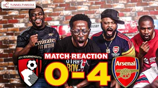 Bournemouth 0 - 4 Arsenal | Fan Reactions | Saka Odegaard Havertz White