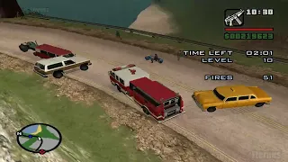 Completing All firefighter Missions | GTA SA