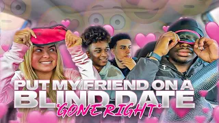 I PUT MY FRIEND ON A BLIND DATE *GONE RIGHT* 😍 FT @ManiJunior #blinddate