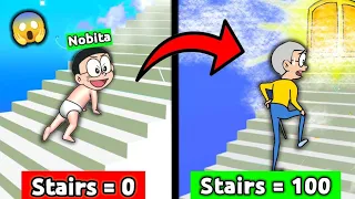 Nobita Found Secret Stairway To Heaven 😱 || Funny Game 😂