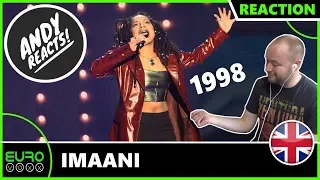 ANDY REACTS! Imaani - Where Are You? (United Kingdom 1998) EUROVISION REACTION!