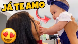 CONHECI MINHA FILHA JADE !!! 😱 *novelinha*