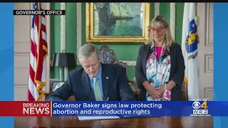 Gov. Baker signs law protecting abortion, reproductive rights