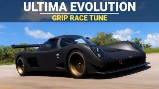 Forza Horizon 5 Tuning - Ultima Evolution Coupe 1020, FH5 Grip Race Build, Tune & Gameplay