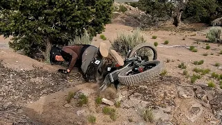 A true beginner at trials - Beta EVO 300 - First ride at the Loa Big Rocks Area