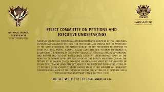 Select Committee on Petitions and Executive Undertakings, 24th June 2022