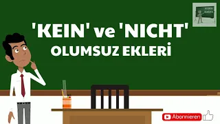 Almancada 'Kein' ve 'Nicht' Olumsuz Ekleri + PDF #almanca #keinvenicht #keinvenichtarasındakifark