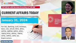 31 JANUARY 2024 Current Affairs by GK Today | GKTODAY Current Affairs - 2024