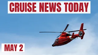 Cruise News: US Coast Guard Copter ALMOST Crashes During Cruise Ship Medivac, Carnival Ship Dry Dock