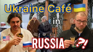 🇺🇦 UKRAINIAN Restaurant in MOSCOW ?!🇷🇺@WestToEastQuest AMERICANS and a SOVIET Man investigate!