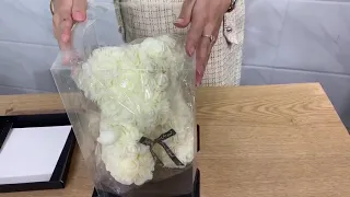 Rose Bear Gift box folding tutorial