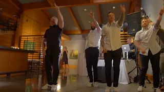 Groomsmen surprise Bride with Backstreet Boys Backstreet's Back Dance