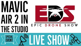 Epic Drone Show – Mavic Air 2 LIVE in Studio