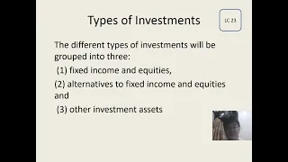 Business Finance: Introduction to Investment