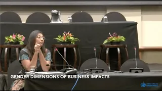 [1st UN Pacific Forum on BHR] Gender dimensions of business impacts