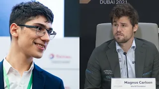 Magnus about Alireza Firouzja, World chess championship 2021