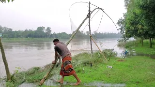 Amazing fishing video by bamboo