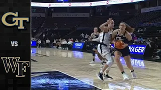 Georgia Tech vs. Wake Forest Women's Basketball Highlights (2021-22)