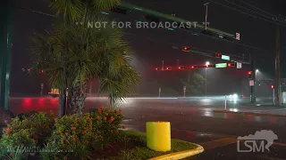 09-28-2022 Naples, FL - Hurricane Ian Begins - Torrential Rain - Winds