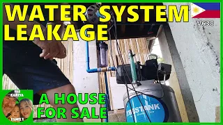 FOREIGNER BUILDING A CHEAP HOUSE IN THE PHILIPPINES - WATER SYSTEM LEAKAGE - THE GARCIA FAMILY