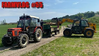 FARMVlog #55 - Odvážíme kulatinu na pilu s traktorem Zetor 7745