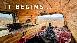 Packing my Van for a 40 day Road trip | Vanlife