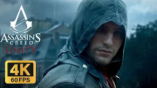 Assassin's Creed Unity 1 проф. прохождение настоящие 4K 60FPS без получения урона и напрасных потерь