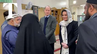 Prince and Princess of Wales visit the Hayes Muslim Centre