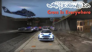 NFS Most Wanted - Cross is Everywhere | Crazy Bmw M3 GTR Vs Unlimited Cross