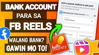 BANK ACCOUNT NA PWEDE SA FACEBOOK REELS 2023 | GAWIN MO TO!