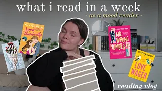 what i read in a week *as a mood reader*  || reading vlog