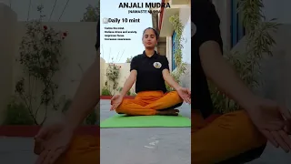 ANJALI MUDRA |NAMASTE MUDRA | Positivevibes |Yoga |Meditation |Yogawithnivedita