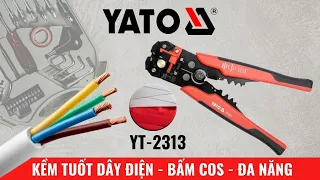 Kềm tuốc dây điện đa năng Yato-Balan YT 2313 Giá : 260K