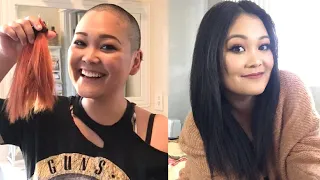 2 YEAR TIME LAPSE OF GROWING OUT A SHAVED HEAD