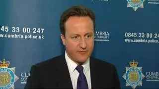 Cumbria shootings: Cameron pays tribute