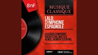 Symphonie espagnole in D Minor, Op. 21: II. Scherzando. Allegro molto