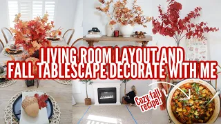 DECORATE WITH ME // NEW HOME FURNITURE LAYOUT  // COZY BUYDEEM DUTCH OVEN RECIPE RATATOUILLE