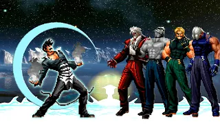 [KOF Mugen] Boss Orochi Iori AR vs Rugal Bernstein Team