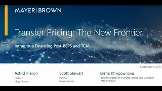 Intragroup Financing Post-BEPS and TCJA