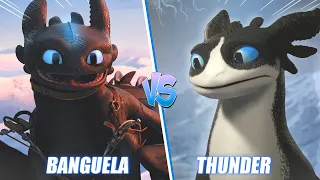 Banguela VS Thunder - Qual DRAGÃO é Mais Poderoso?