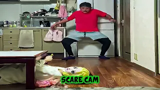 BEST SCARE CAM Priceless Reactions 2024😈#36 | Funny Videos TikTok🤣🤣 | CoCo Scare Cam |