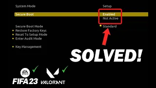 Secure Boot Enabled but NOT Active in BIOS - Easy Fix!